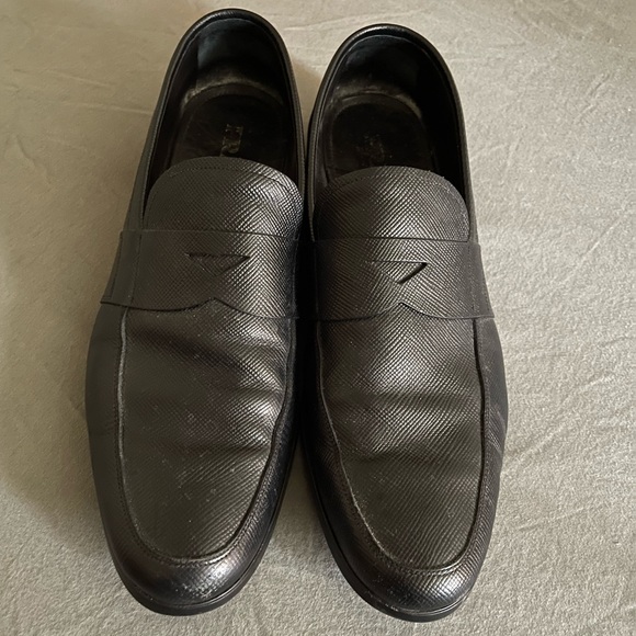 Prada Mens Dress Shoes Loafers Size 13